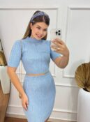 conjunto modal tamanho unico veste p ao g..